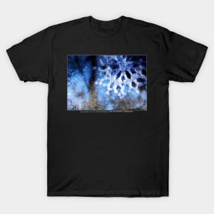 snowflake in blue 8 T-Shirt